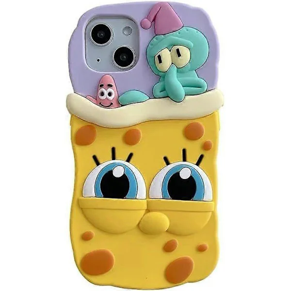 Tykt Mykt Silikondeksel for Apple iPhone 14 Pro Max Ocean Sea Starfish Octopus Fish 3D Tegneserie Anime Dyr Morsom Søt Bedårende Mote Trendy K
