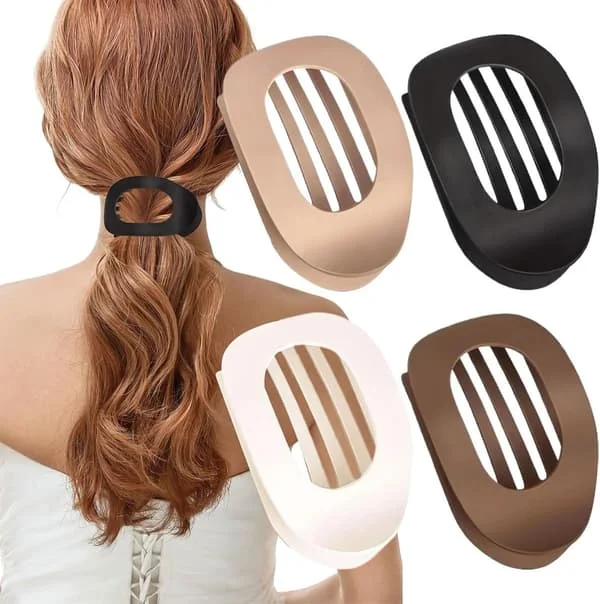 4 Pieces Flat Hair Clips - Hair Clip - Women's Hair Clips - Premium Hair Clips - Hair Claw - Hair Pin - Hair Barrette - Hair Clip - Hair Accessories