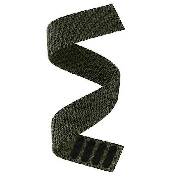 26mm Nylon Klockarmband för Garmin Enduro 3 Fenix 8X Fenix 7X Kardborreband - Grå (LGL)
