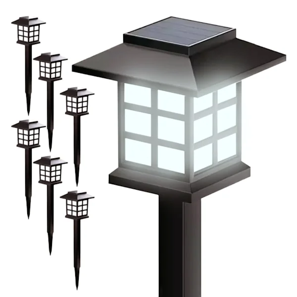 Puutarhavalo Lyhty Aurinkokenno - 6 kpl