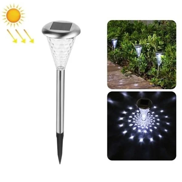 2 stk. til salg XS20252 Udendørs Have Solar Vandtæt Jord Stik Lys (w