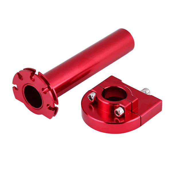 7/8" 22 mm Styr Gasspjæld Twist Grips Accelerator til Motorcykel Scooter Dirt Bike Rød