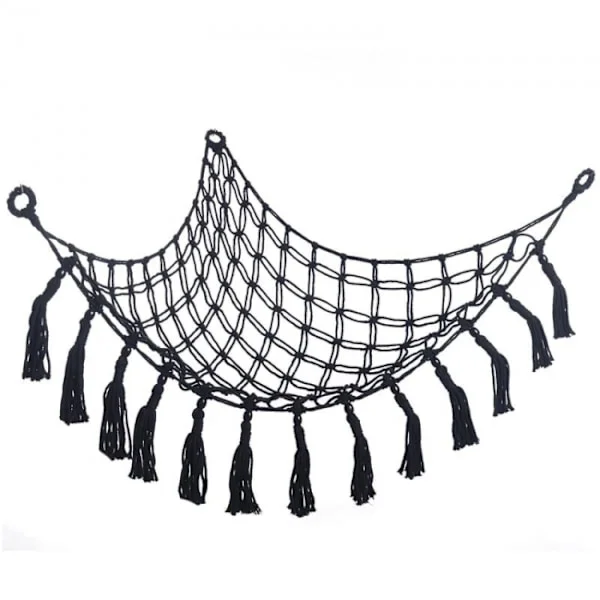 Plysch hängmatta Barnrum Förvaring Barnkammare Nallebjörn Nät Barn