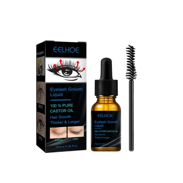Långvarig Mascara för Böjda Fransar och Volym med Ricinolja för Återfuktade Fransar - 10ml