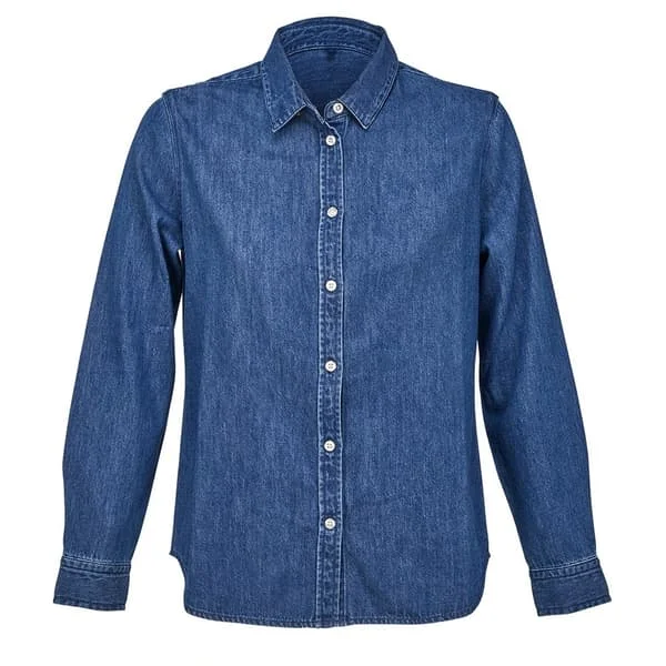 NEOBLU Dam Bennett Jeansskjorta XL Stonewash Denim