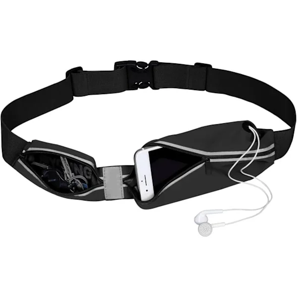 Thin Running Belt for Women and Men with Adjustable Strap, Waist Bag for Hiking, Travel, Workout, Walking, Dog Walking, Sports, Running, Waist...