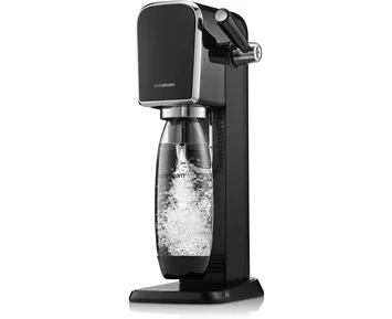SodaStream ART Black w/o cylinder - Kolsyremaskin i snygg retrodesign med spak