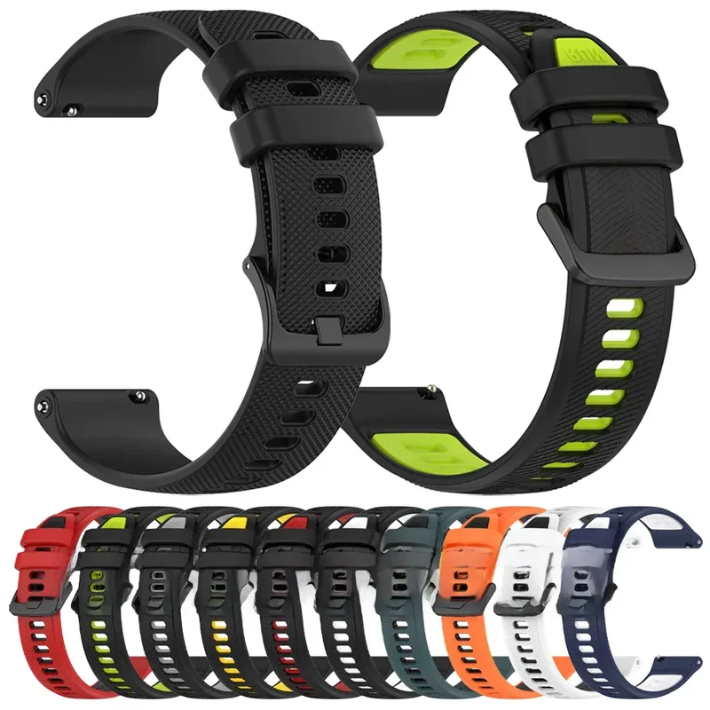 AliExpress - Bracelet de Sport en Silicone pour Garmin Forerunner 255 265 245 165, Bracelet de remplacement pour Garmin Venu 3 2 sq, accessoire 20mm 