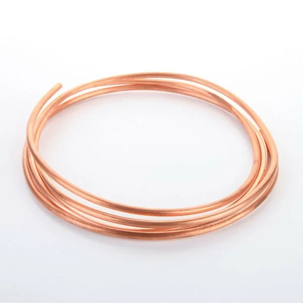Kopparrör Runt Kopparrör Mjukt Rör 2M Ytterdiameter 2mm x Innerdiameter 1mm För Kylning VVS(BT)