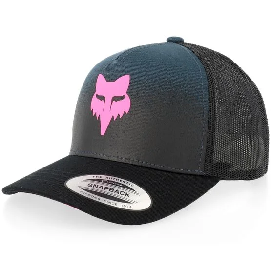 Fox - Musta trucker Lippis - Kids Vision Hat Black A-Frame Trucker @ Hatstore