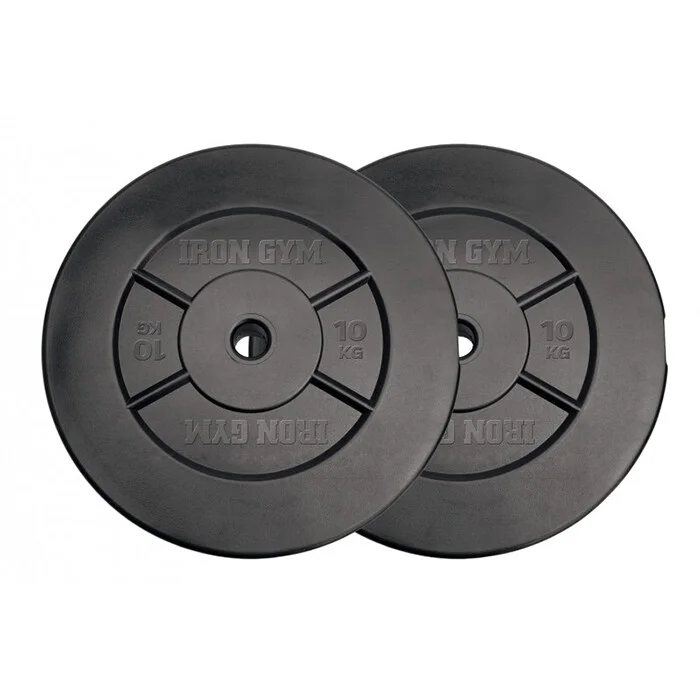 Iron Gym Vektskiver Pakke 20 kg 25 mm 2 x 10 kg