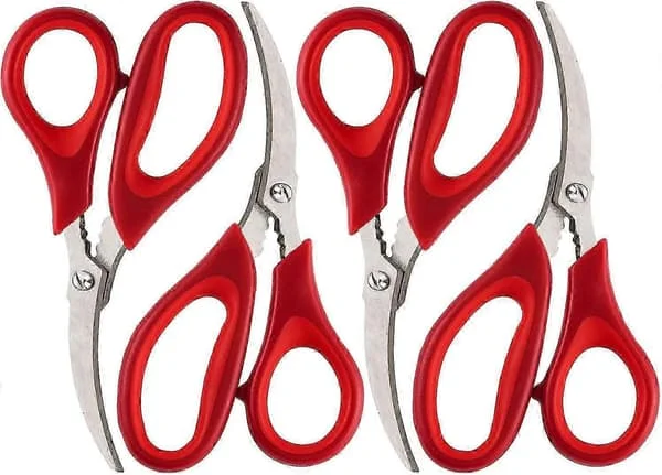 Crab Scissors Seafood Scissors Stainless Steel Seafood Scissors - 4 Pieces