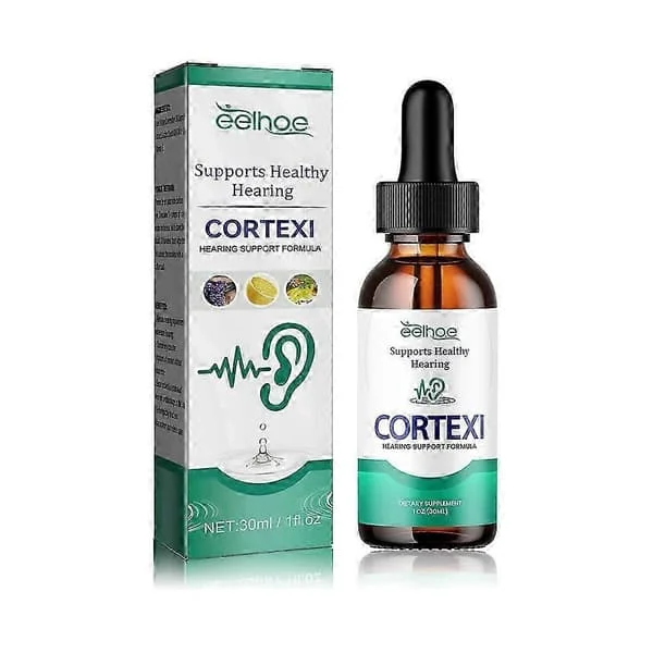 1-3 stk Cortexi dråper for ørehelse, hørselstøtte, sunn trommehinne, tinnitus ørelindring 30ml