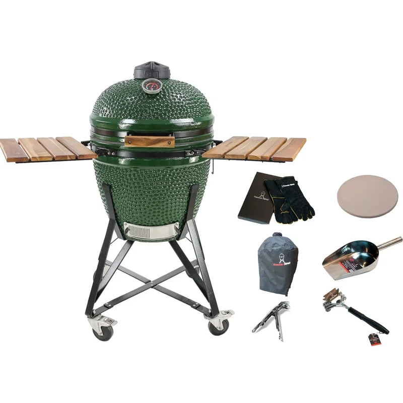 Kamado sumo Midi Grønn med tilbehørssett