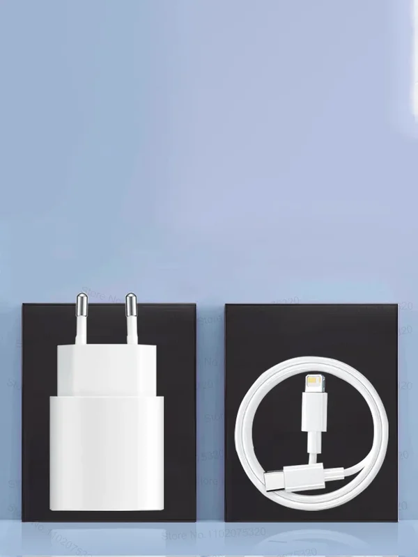 AliExpress - Pour Apple 40W USB C chargeur de téléphone pour iPhone 16 15 14 13 12 11 17 Pro Max XS XR 8 Plus Type C câble de Charge chargeur de 