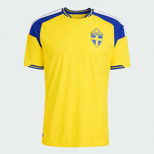 Sverige Herrelandshold 2026 Trøje Enkeltvis, Fodboldtrøje, Åndbar Polyester Kamp Trøje, Sports Fan Tøj Uden Nummer