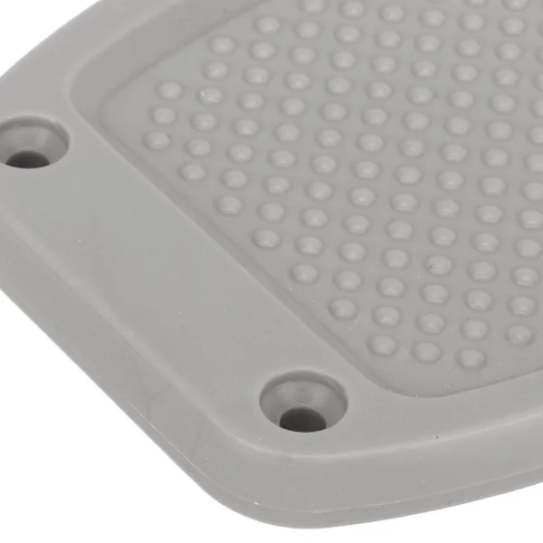 PVC-akterspeilplate, utenbordsmontering, motorfeste for gummibåt, gummibåt, kajakk, marinebåt, grå