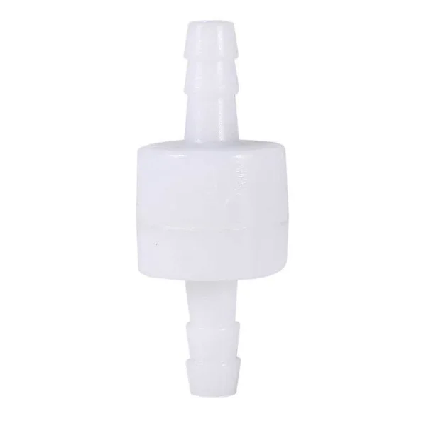 Backventil i plast, 6 mm envägs backventil, slanganslutning backventil för bränsle, gas, luft, vätska, inline backventil 4 mm / 6 mm / 8 mm / 12 mm