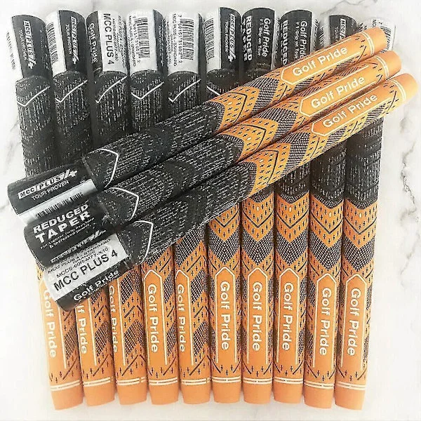 13 pcs Golf Pride MCC PLUS 4 Golf Grips Standard Size Midsize Orange Standard Orange Standard Orange[ZHE]