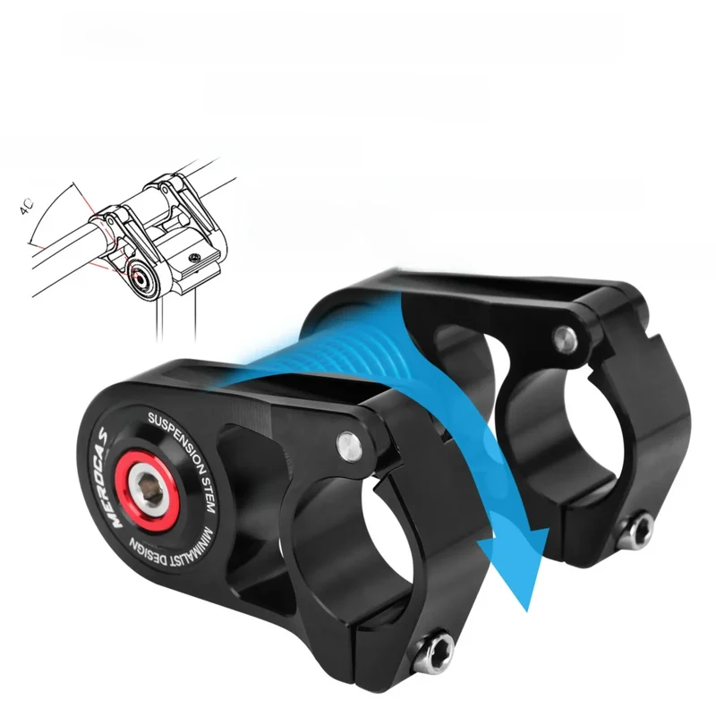 AliExpress - Tige de vélo guidon Double tige pour Absorption des chocs 25.4mm Table de vélo pliante Table de vélo pliante tige réglable de cyclisme