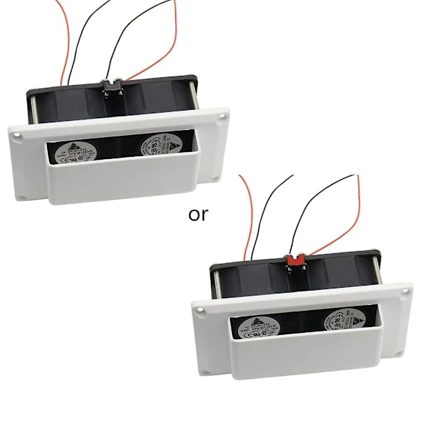 for DC 12V Kjøkkenvifte Avtrekksvifte for Caravan Tilhenger Universal RV Interiør Luft [db]