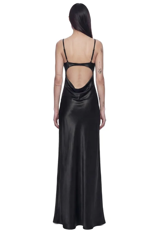 Lingerie Glossy Long Dress