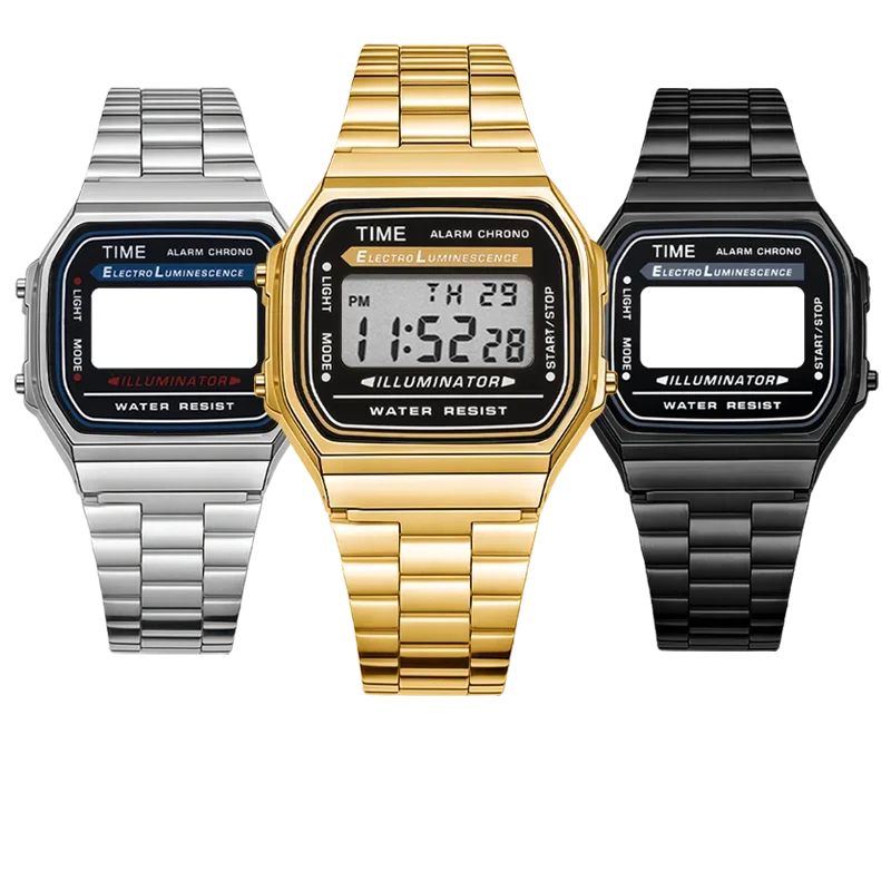 AliExpress - Kit de boîtier en métal A168 pour montre Casio 3298 – Remplacement du lunette et du bracelet en acier inoxydable, lentille en verre, 