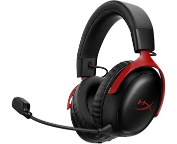 HyperX-Cloud III S Wireless Black-Red-HyperX Cloud III S - Trådløst gamingheadset-Gaming Accessories-Trådløse headset