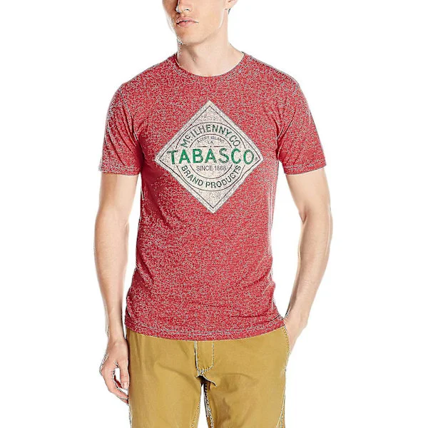 Isaac Morris Tabasco Label T-skjorte med korte ermer for menn