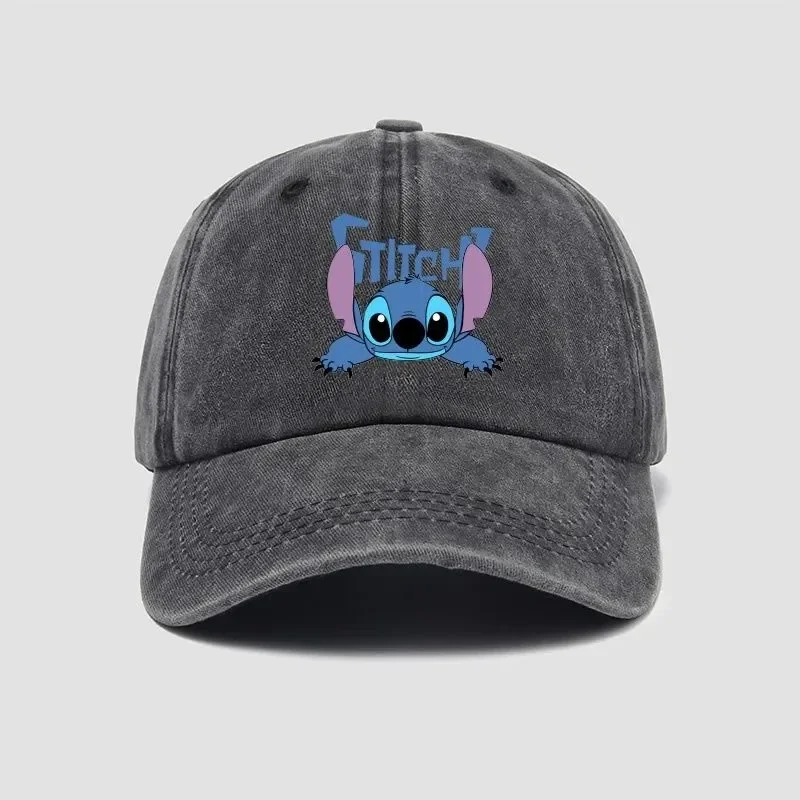 AliExpress - Casquette décontractée Stitch, casquette de baseball respirante à motif de personnage de dessin animé Kawaii, casquette de soleil 