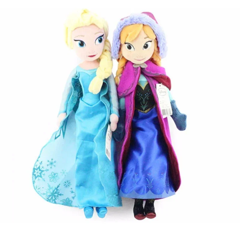 AliExpress - 40 cm reine des neiges princesse Anna Elsa peluche poupée jouets reine des neiges princesse Anna & Elsa doux jouets en peluche cadeaux 