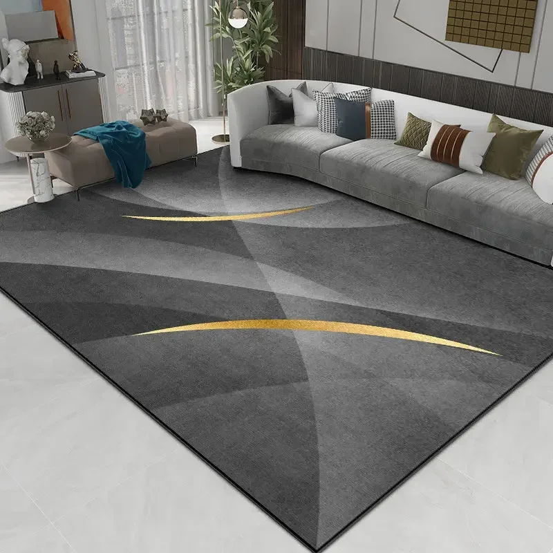 AliExpress - Deluxe Grau Teppich Wohnzimmer Dekoration Hause Schlafzimmer Teppich Lounge Teppich Eingang Tür Matte Fuß Bereich Teppich Große Nordic 