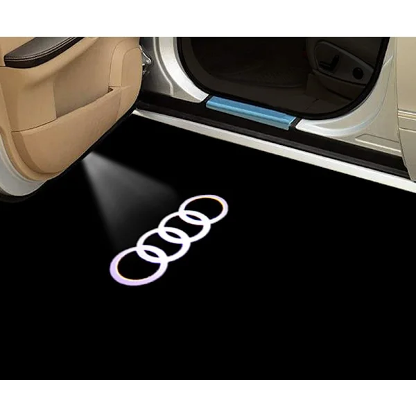 Sopii Audi Aodi -tervetuliaisvaloihin A4LA5A6L tunnelmavalot A7A8LQ3Q5Q7 ovilaserprojektorivalo (2 kpl)-FY-