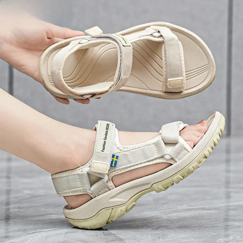 AliExpress - Klassische Sommer flache Damen Sandalen einfache Strandsandalen Outdoor Casual Sport Sandalen Schuhe
