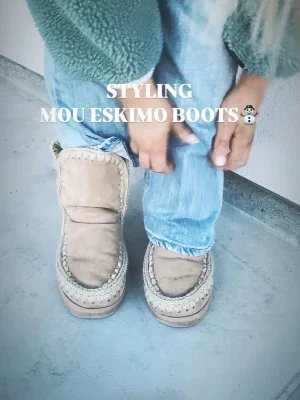 Mou Eskimo boots i mocka