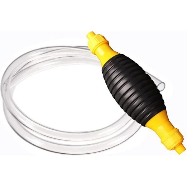 Bensin håndpumpe, drivstoffoverføringspumpe, 8mm 2M manuell pumpe suge nød håndpumpe