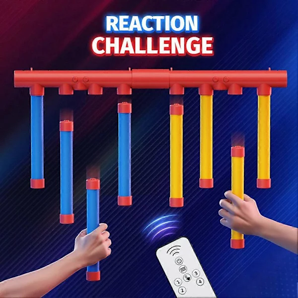 Catching Sticks Game 2025 Reflex Challenge Game Hand-Eye Coordination Training for Kids Adults