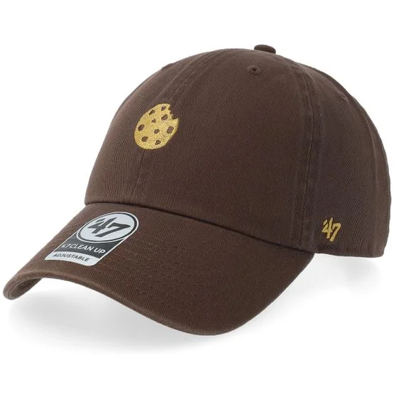 47 Brand - Brun unconstructed Caps - Base Runner Clean Up Cap- Food Brown Dad Cap @ Hatstore