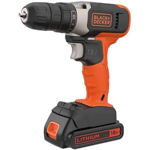 Black & Decker BCD001C1-QW Skruvdragare med batteri och laddare, Maskiner