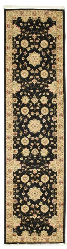 Farahan Ziegler 80X300 Petit Noir Couloir Tapis