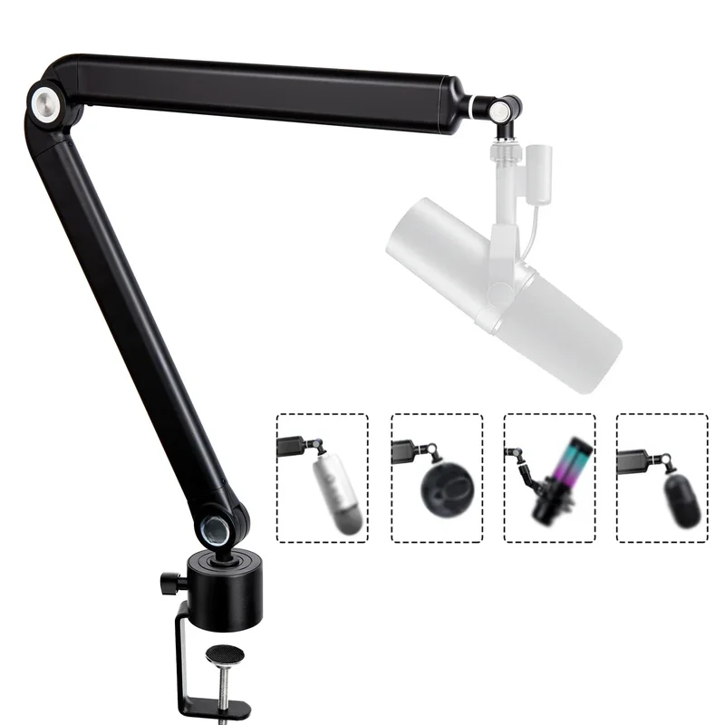 AliExpress - Einstellbare Heavy Suspension Boom Mikrofon Ständer für SM7B K688 K658 AM8 Kondensator Mikrofon Aufnahme Studio Scissor Arm Ständer