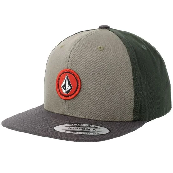 Volcom - Grøn snapback Kasket - Quarter Twill Surplus Snapback @ Hatstore