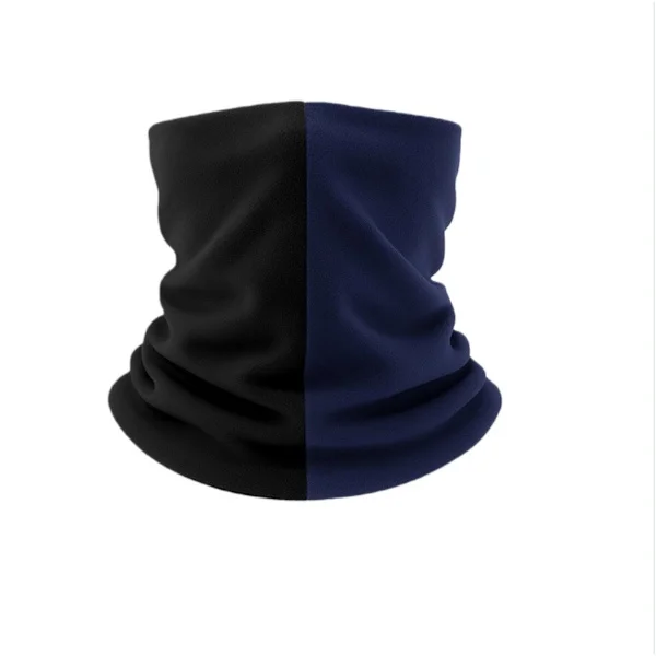 Multifunctional Outdoor Neck Warmer Two-Tone Fleece Neck Gaiter - Windproof & Warming