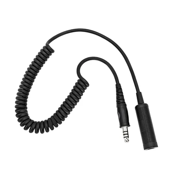 Headsetadapter 3,5 mm anslutning till NATO-kontakt- 3,5 mm till U-174/U förlängning