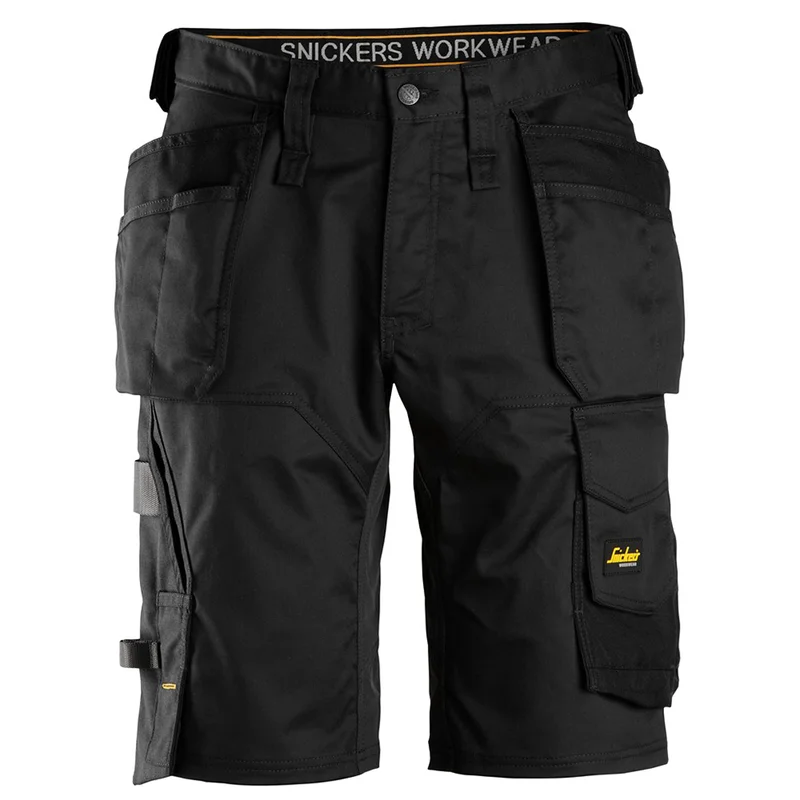 Snickers Workwear 6151 AllroundWork Shortsit musta Musta, Vaatteet