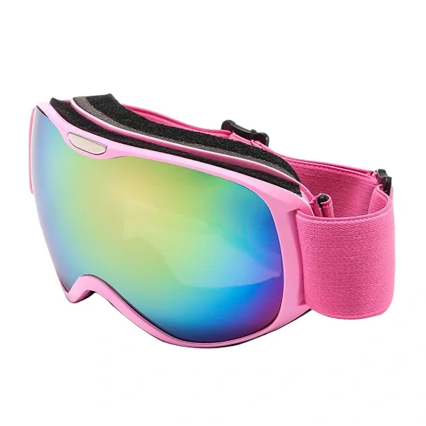Skibriller for barn Dobbeltlag Anti-dugg Anti-vind Ski Snø Snowboardbriller (Rosa)