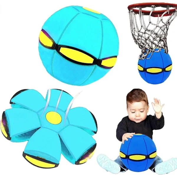 FOLENZU Studsboll för barn, magisk frisbee, studsboll, interaktion mellan förälder och barn, dubbel form fritt omkopplingsbar, inomhus och utomhus [HK