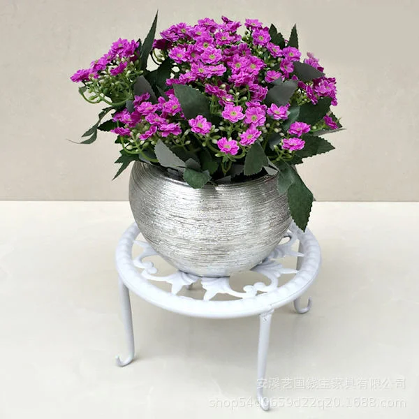 Blomsterställ i metall av hög kvalitet stål Robust hållbart blomställ för vardagsrum Balkong inomhus skrivbord