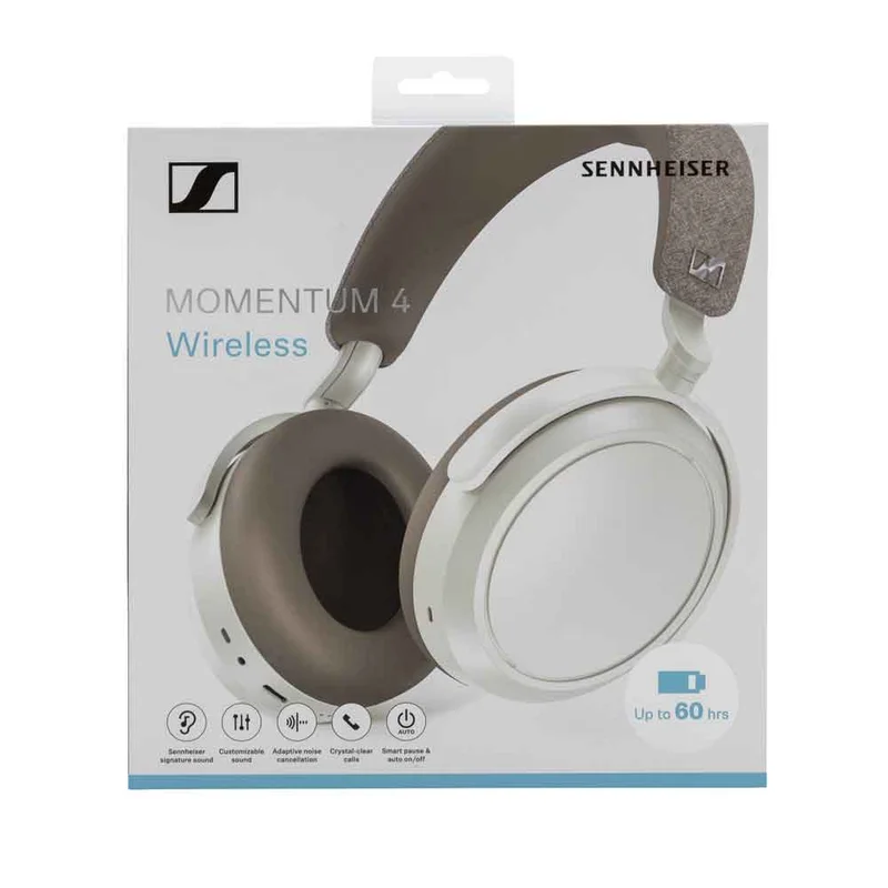 Sennheiser MOMENTUM 4 Wireless, valkoinen
