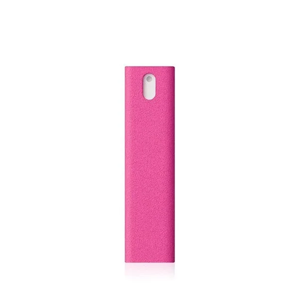 AM Mist skjermrens 10,5 ml med påfyllbar spray og mikrofiberhylse - Rosa